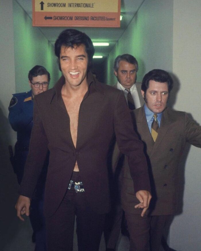 Elvis Presley At The International Hotel In Las Vegas, 1969