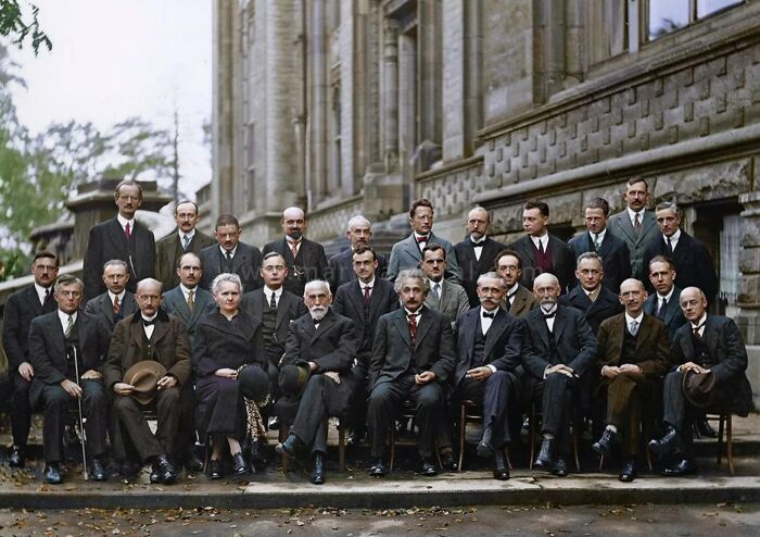Maybe The Smartest People Ever Assembled In One Photo. Seventeen Of Them Are Nobel Prize Winners
