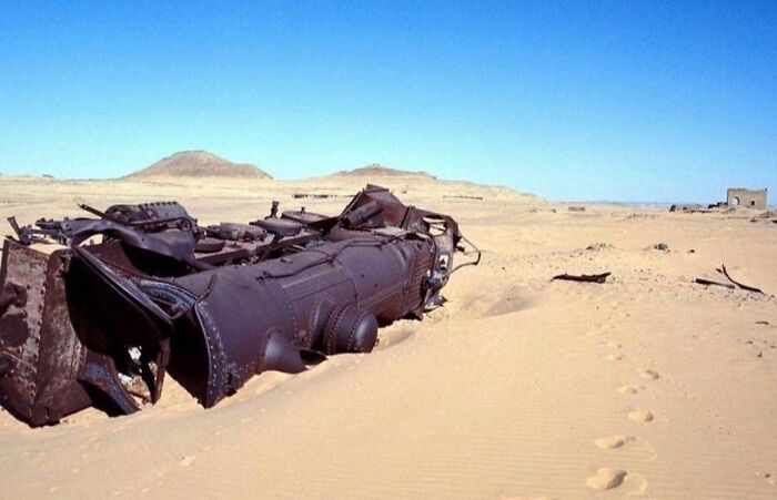 An Ottoman Supply Train, Still Resting Where It Was Ambushed By Lawrence Of Arabia 104 Years Ago