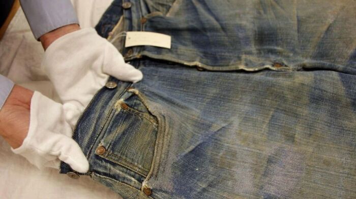 Oldest Surviving Pair Of Levis Jeans, 1879. They Were Found In A Goldmine 136 Years Later