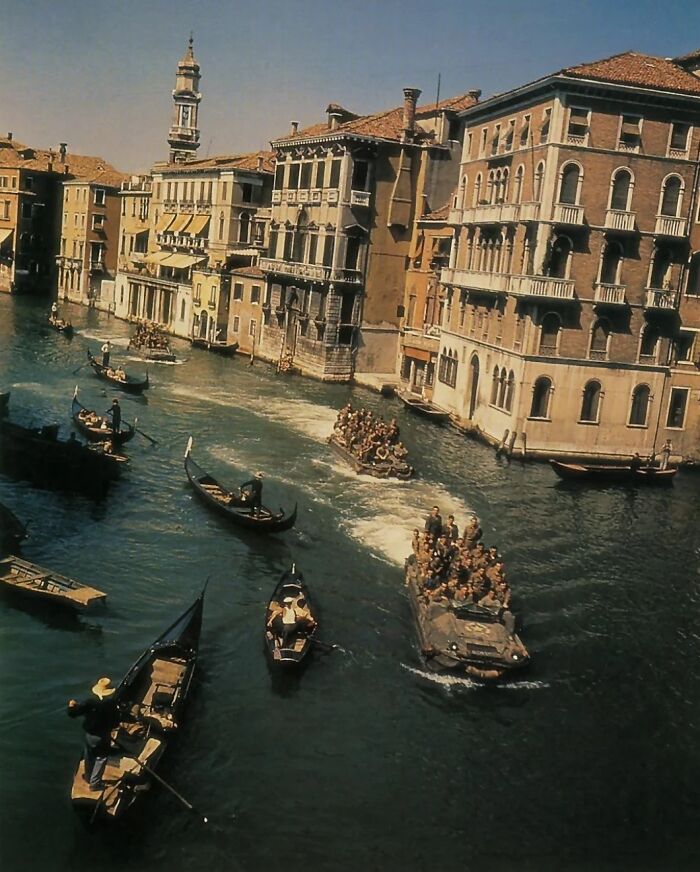 American Troops In Venice, 1945