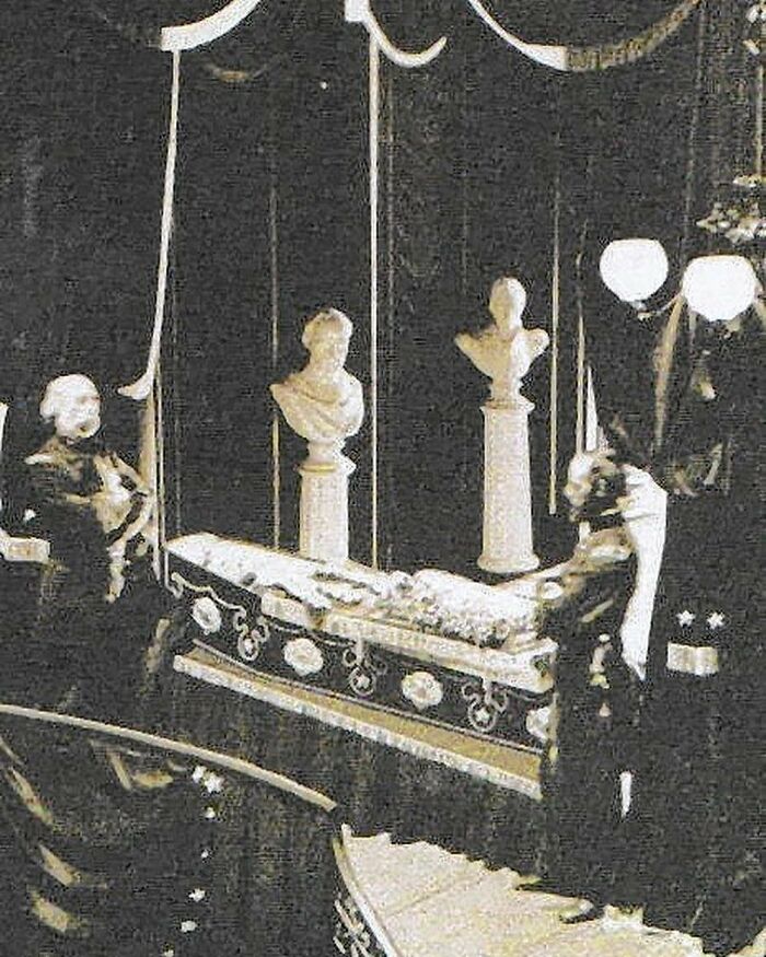 The Only Known Photo Of Abraham Lincoln In His Coffin. It Was Lost At One Point For Over 90 Years