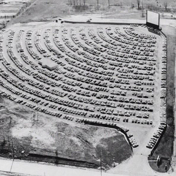 Drive-In Theatre, South Bend Indiana, 1950s