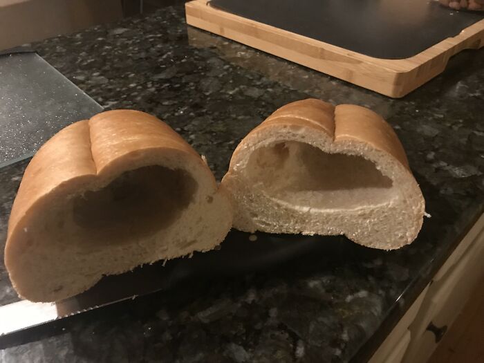 Compré un poco de pan que estaba en oferta. Ahora sé por qué lo vendían más barato