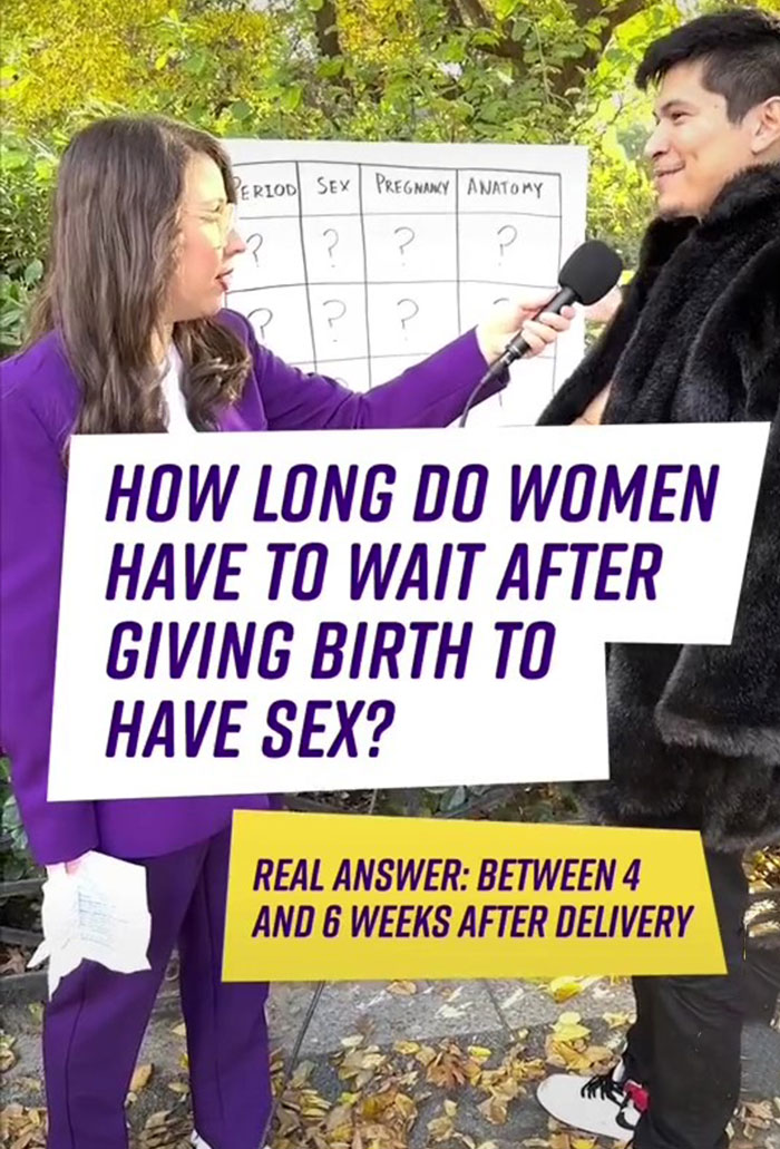 Random Men On The Street Try To Answer 9 Questions About Women’s Bodies, Highlighting How Little They Actually Know