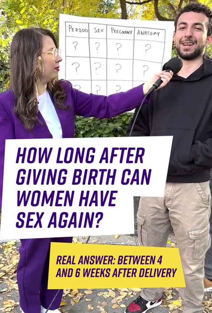 Random Men On The Street Try To Answer 9 Questions About Women’s Bodies, Highlighting How Little They Actually Know