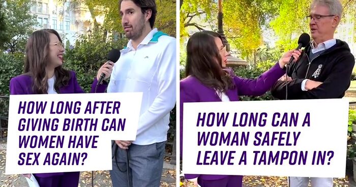 Random Men On The Street Try To Answer 9 Questions About Women’s Bodies, Highlighting How Little They Actually Know
