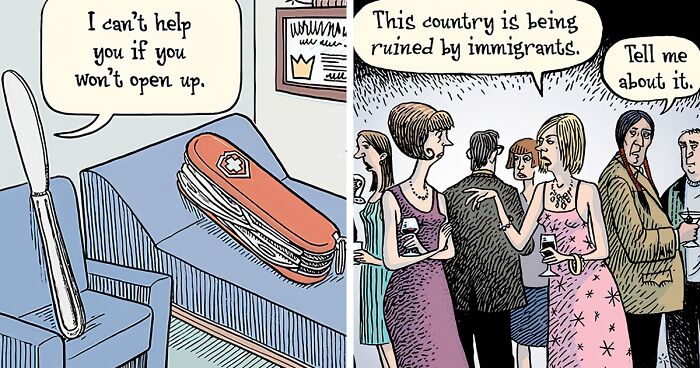 Dan Piraro’s 40 Silly And Funny Single-Panel Comics With Unexpectedly Absurd Situations