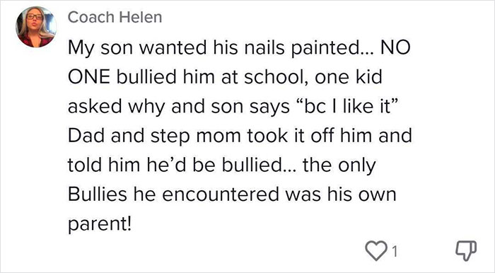Dad Gets Applauded Online For Standing Up For His Son Who Got Bullied For Wearing Nail Polish Dad Gets Applauded Online For Standing Up For His Son Who Got Bullied For Wearing Nail Polish