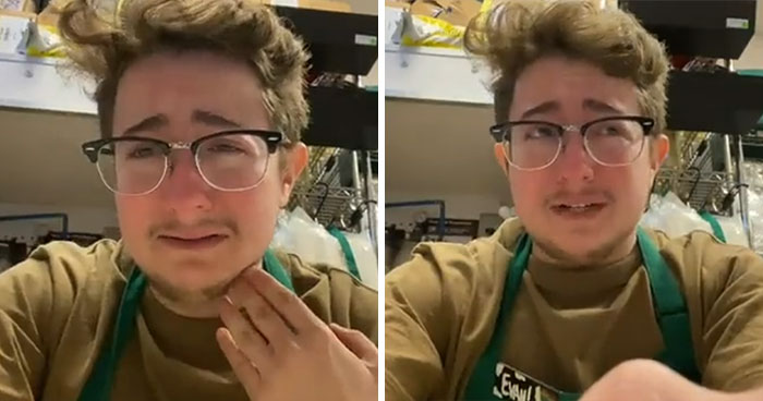 Starbucks Employee Breaks Down In Tears After They’re Scheduled To Work 8 Hours