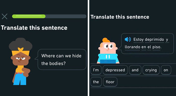 40 Of Duolingo’s Funniest And Most Random Translation Prompts, As Shared By This Twitter Account