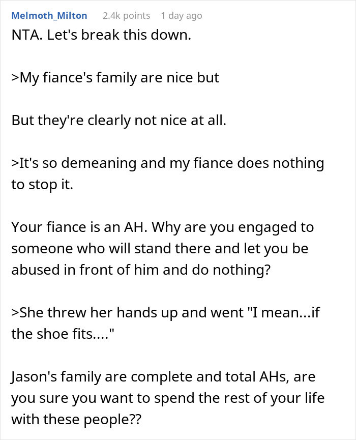 "I Snapped": Fiancé's Family Implies That This Woman Is A Gold Digger, So She "Exposes" His Unemployment At The Dinner Table "I Snapped": Fiancé's Family Implies That This Woman Is A Gold Digger, So She "Exposes" His Unemployment At The Dinner Table