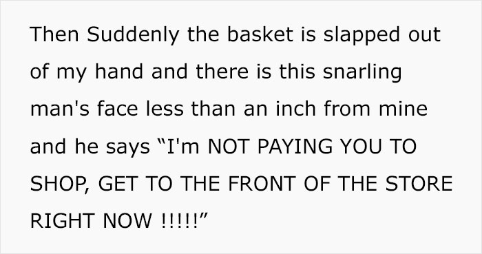 Customer Realizes Store Manager Is Shouting At Them, Mistaking Them For An Employee, Decides To Teach Them A Lesson Customer Realizes Store Manager Is Shouting At Them, Mistaking Them For An Employee, Decides To Teach Them A Lesson