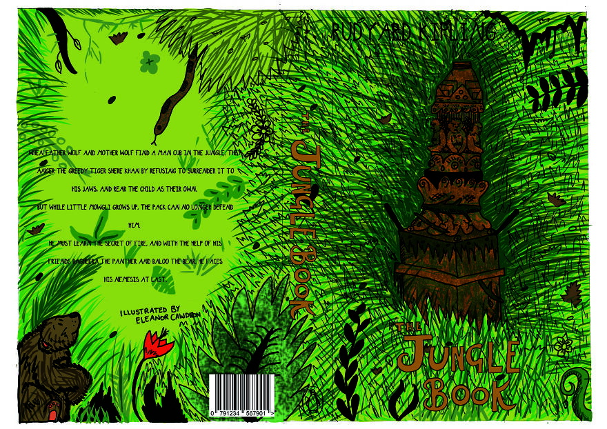 I Redesigned A Series Of Children's Book Covers And Endpapers Using My Whimsical Style (8 Pics)