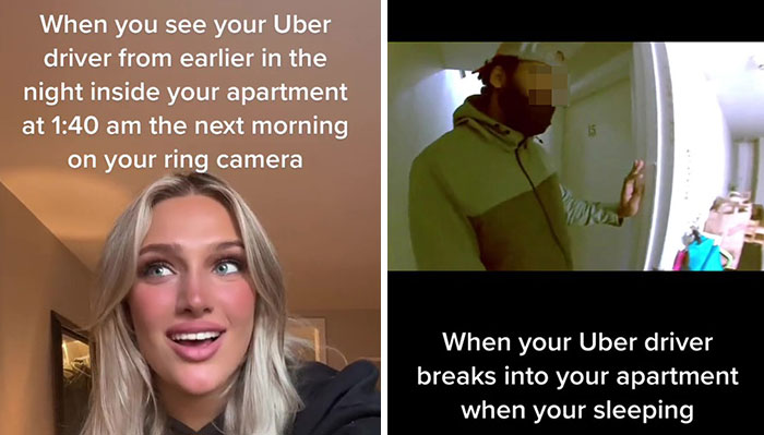 Woman Is “In Shock” After Catching Uber Driver Sneaking Into Her Apartment Hours After Drop-Off