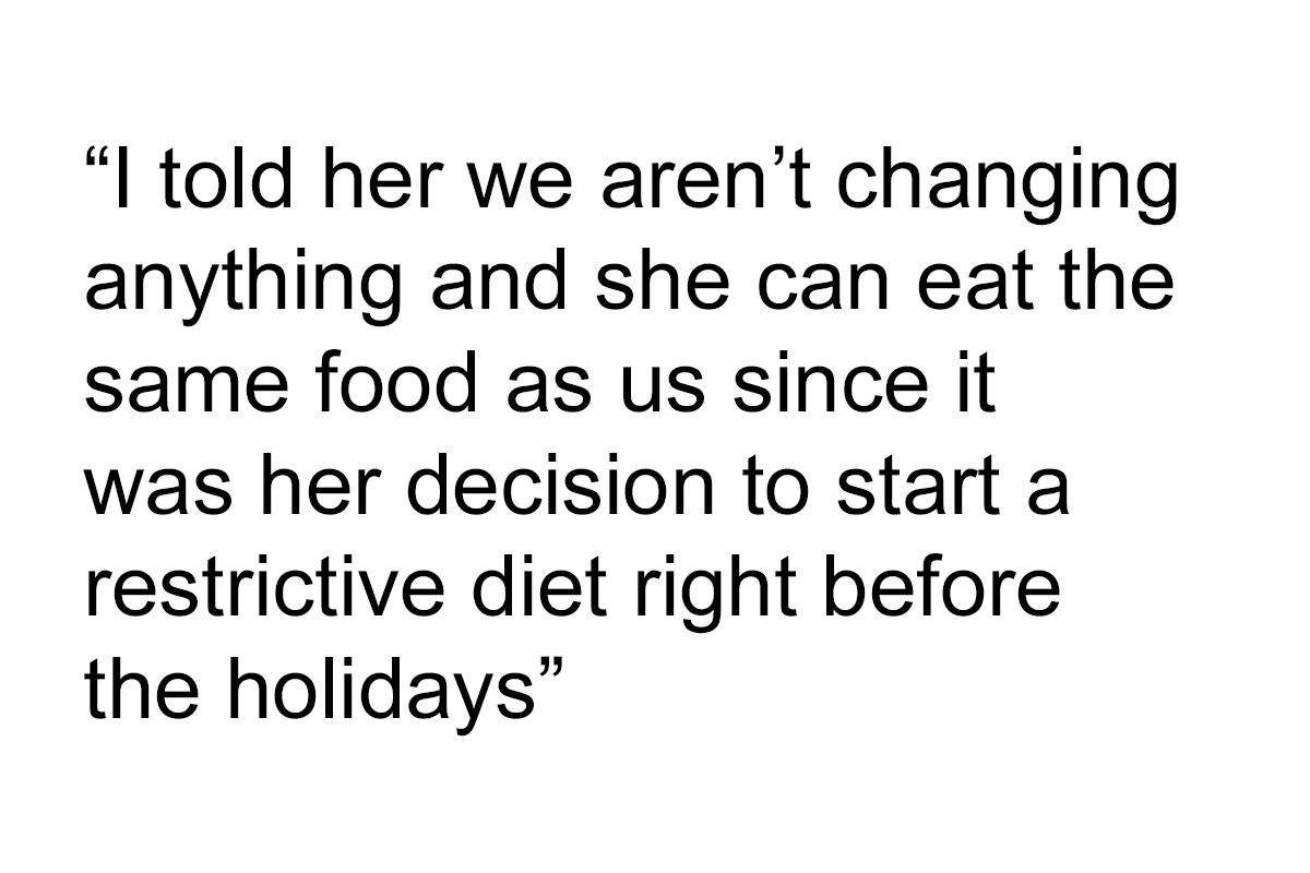 Man Refuses To Accommodate Niece’s Gluten-Free Diet For Thanksgiving Dinner, As “It Was Her Decision To Start A Restrictive Diet Right Before The Holidays”