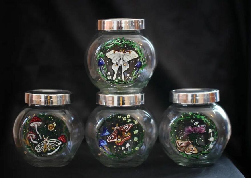 Little Moths&mushroom Jars