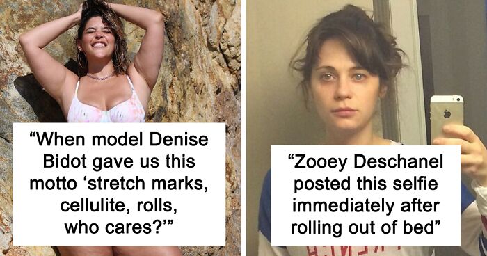 30 Instances Famous People Posted Photos Without Any Filters Or Retouching