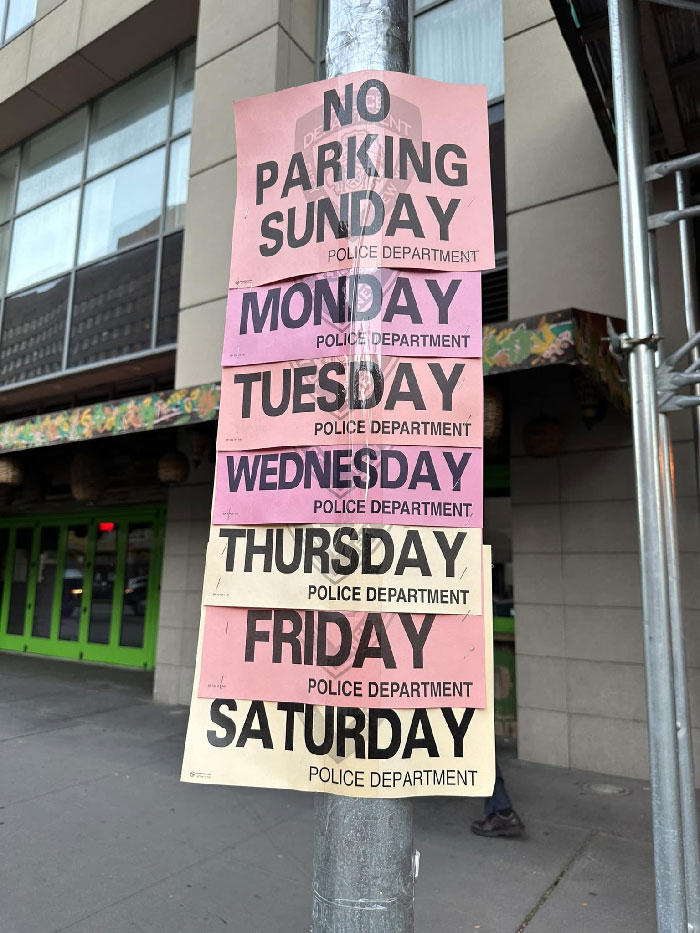 Visited New York This Weekend. If Only There Was An Easier Way To Share That You Can Never Park Here