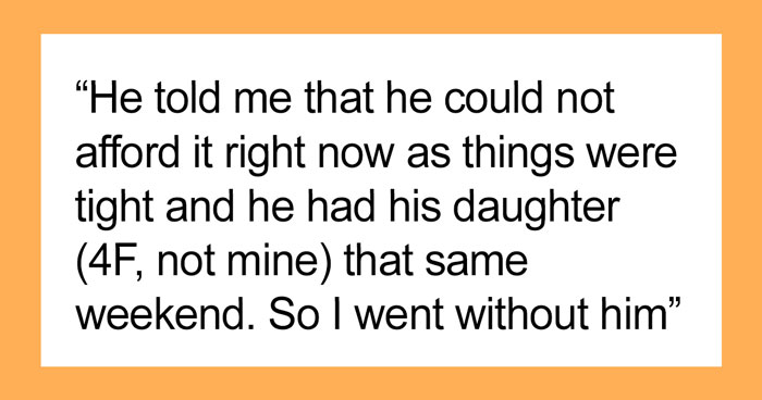 “[Am I The Jerk] For Going On A Weekend Trip Alone That My Partner Couldn’t Afford?”