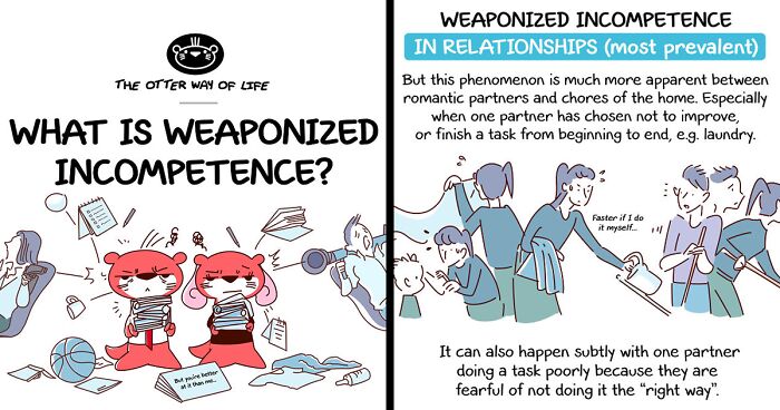 Incompetency Graphics Cartoon My Comic On How To Recognize And Handle Weaponized Incompetence | Bored ...