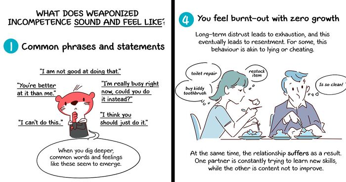 My Comic On How To Recognize And Handle Weaponized Incompetence
