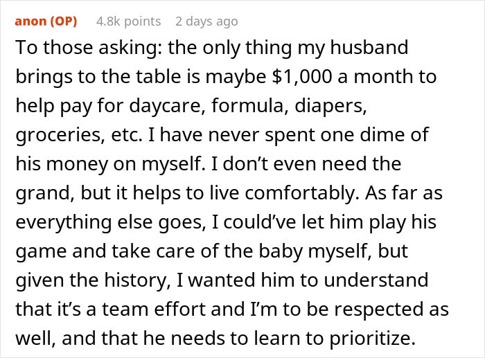 "He Wants A Divorce": Gamer Husband Lashes Out At Wife For Pausing His Game So He Would Bathe The Baby "He Wants A Divorce": Gamer Husband Lashes Out At Wife For Pausing His Game So He Would Bathe The Baby
