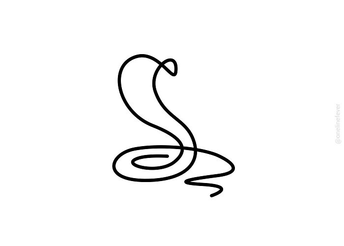 One Line Snake