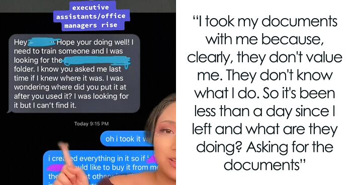 “They Don’t Actually Appreciate Me”: Employee Quits And Takes The Training Documents With Them, Boss Reaches Out In Less Than 24 Hours