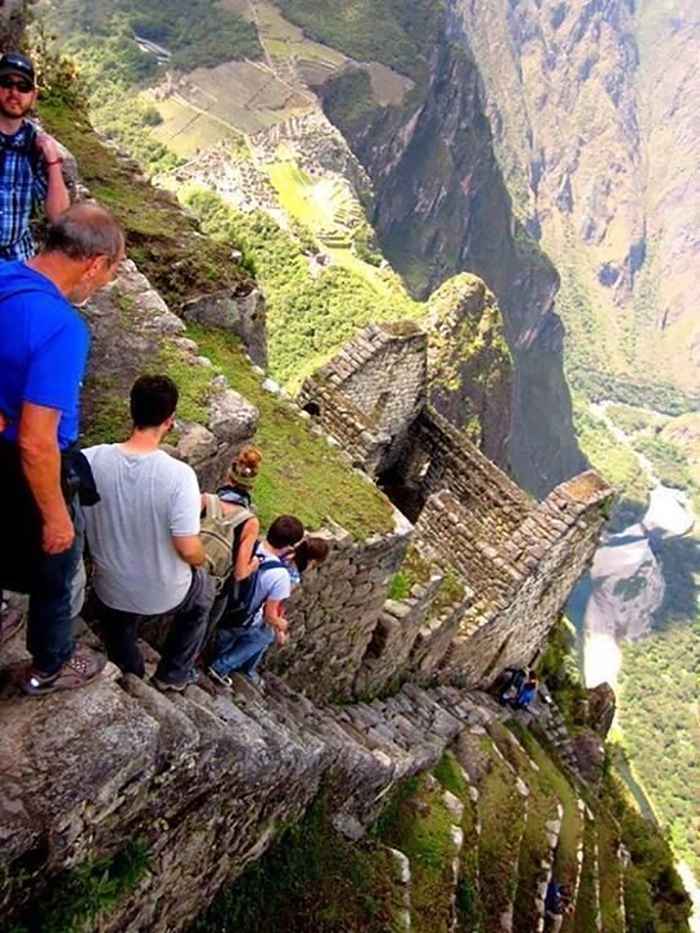 Machu Picchu Inca Path, Death Stairs, Peru