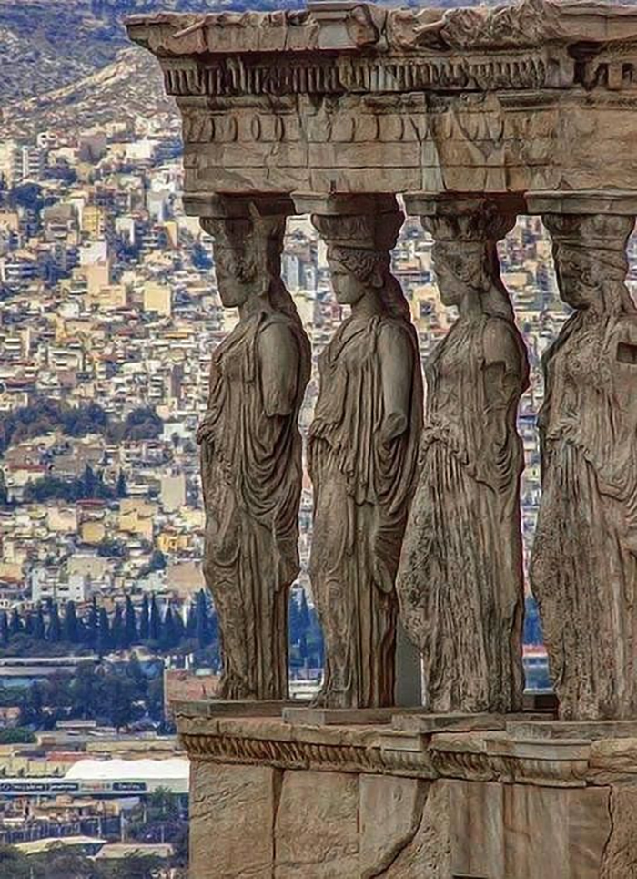 The Caryatids, Acropolis Athens