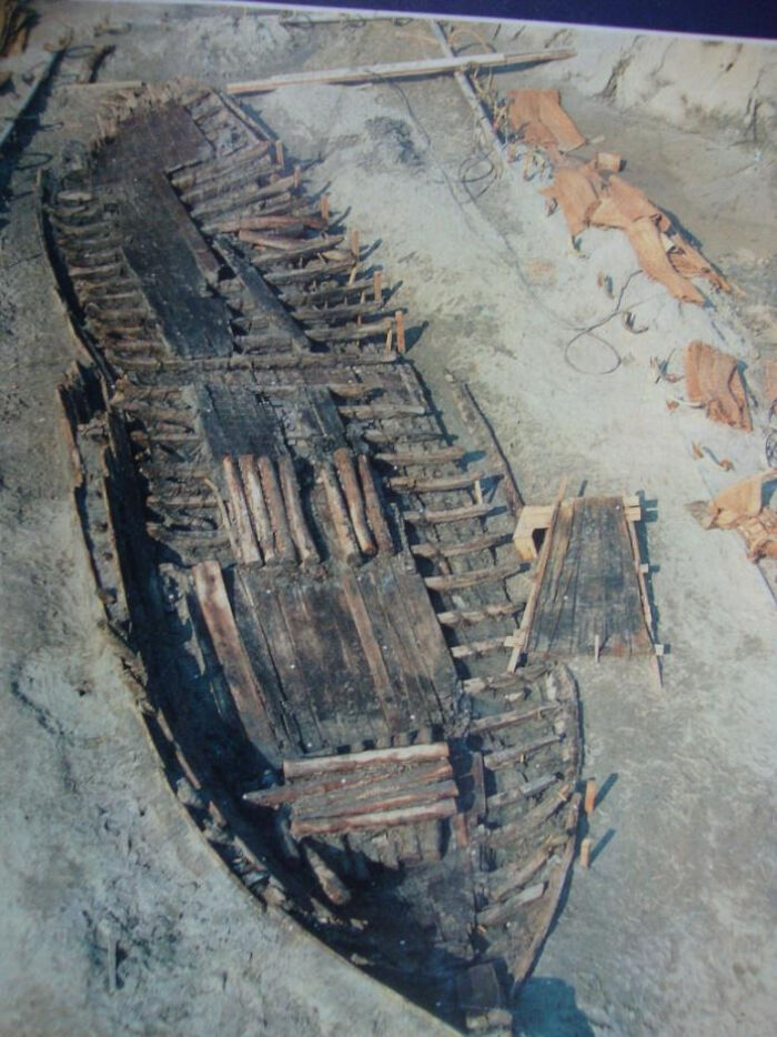 The Roman Shipwreck At Comacchio, Northern Italy, Is Over 21 M Long And 5.62 M Wide