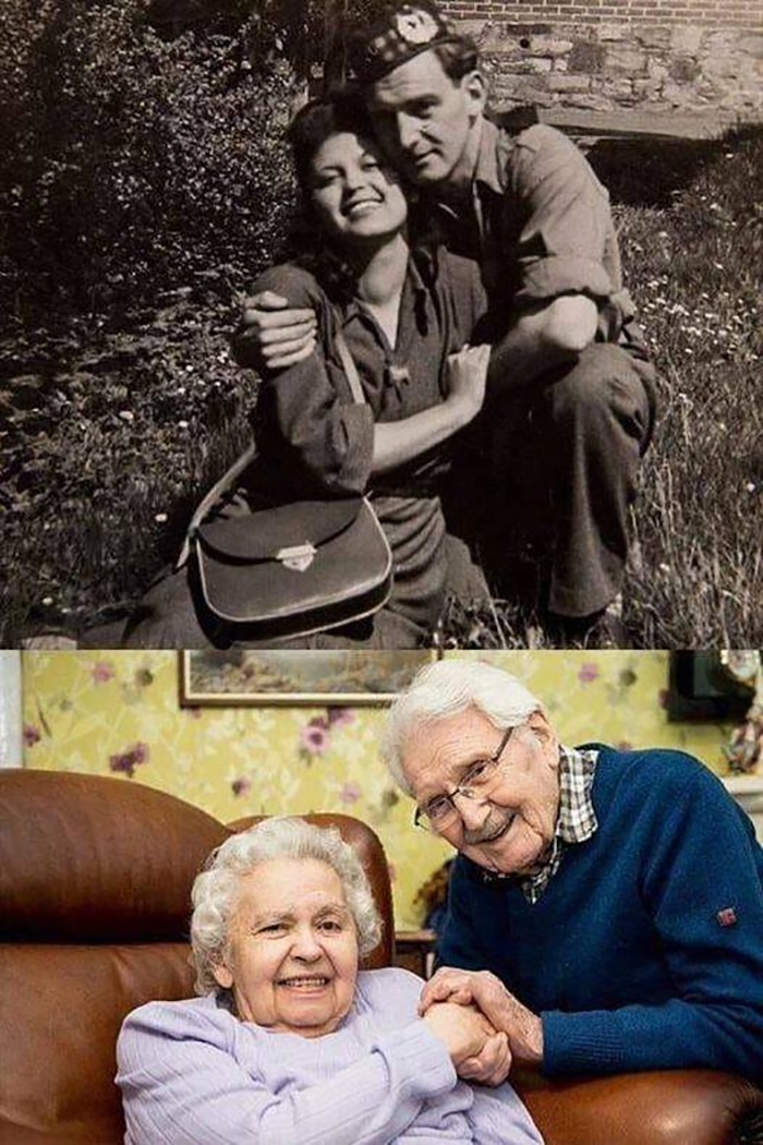 Edith Steiner, A Jewish Woman Who Survived The Holocaust, And John Mackay, The Scottish Soldier That Saved Her. They Celebrated Their 71st Wedding Anniversary This Year