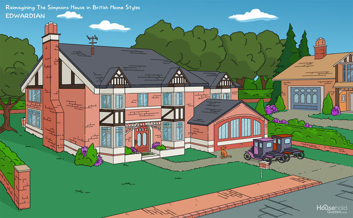 “What Would The Simpsons’ Home Look Like If They Were To Relocate To The UK?”: 8 British Home Styles