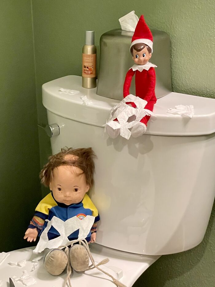 Elf On The Shelf Aventures Turned Sour In Our Family | Bored Panda