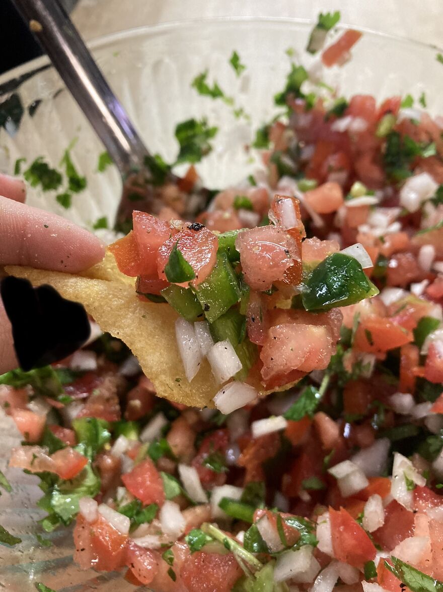 Made Pico With My Dad. Please Ignore My Horrible Nail Job. I Blurred It Out…