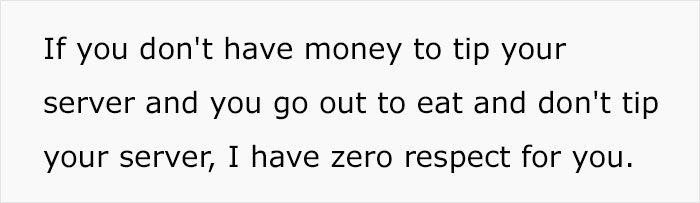 Guy Is Sick And Tired Of Servers Who Keep Slamming Non-Tipping Customers, Gives Them A Reality Check Guy Is Sick And Tired Of Servers Who Keep Slamming Non-Tipping Customers, Gives Them A Reality Check
