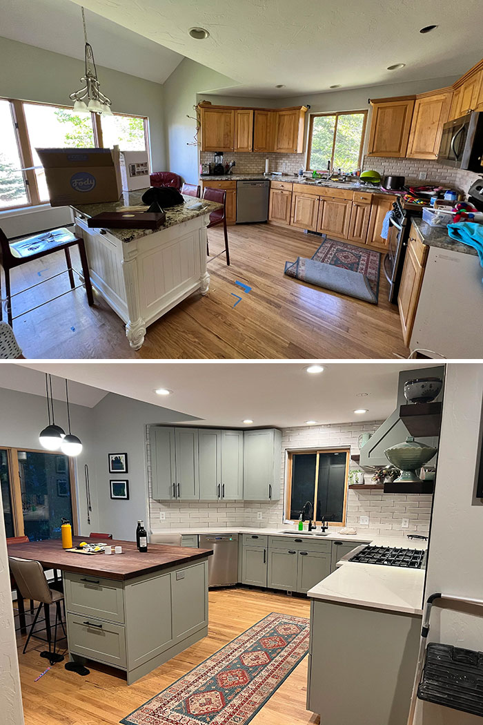 I Redid Our 90s Kitchen. Still Have The Punchlist To Do, But As I Told My Wife: “95% Is Done In Three Months, The Other 5% Will Be Done In Three Years”