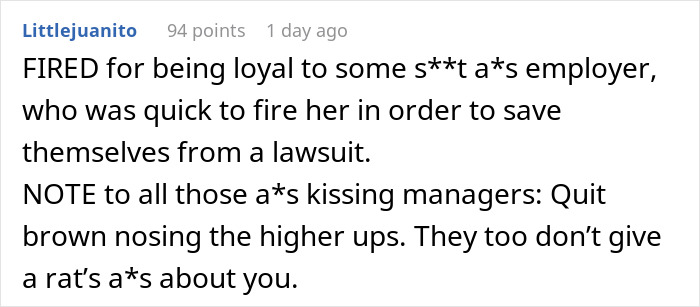 Boss Does Not Think Through Her Ridiculous Tirade About People Taking Too Much Time Off, Loses Her Job Boss Does Not Think Through Her Ridiculous Tirade About People Taking Too Much Time Off, Loses Her Job