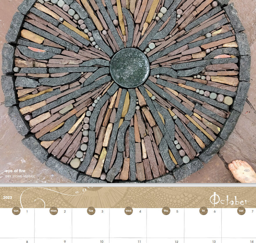 After 16 Years Being Self Employed Doing Stone Art, I Created A Calendar