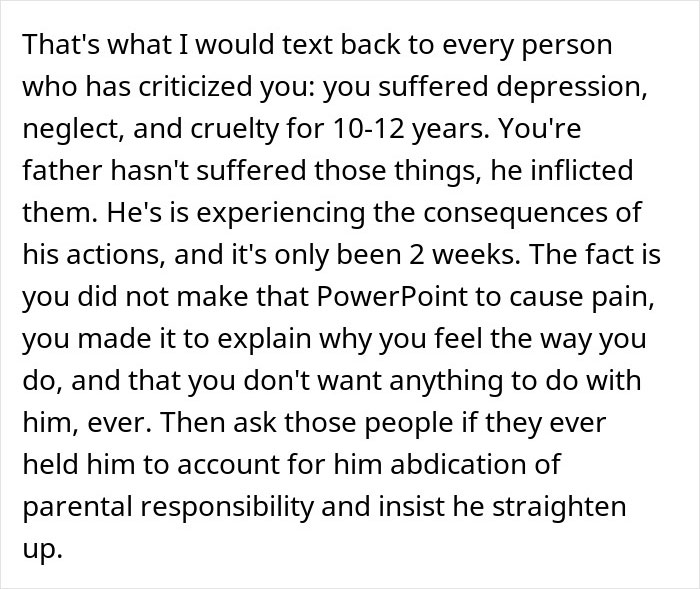 Father Forgot About His Daughter's Existence After Her Half-Brother Got Cancer, More Than A Decade Later Tries To Reconnect With Her, But She Shuts Him Down Father Forgot About His Daughter's Existence After Her Half-Brother Got Cancer, More Than A Decade Later Tries To Reconnect With Her, But She Shuts Him Down