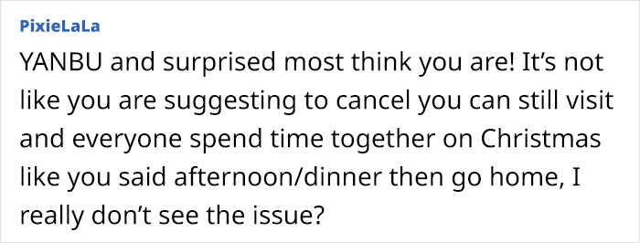 Mom Asks If She's Being Unreasonable For Thinking About 'Canceling Christmas' At Her In-Laws, So As To Not Disrupt Son's Daily Routine Mom Asks If She's Being Unreasonable For Thinking About 'Canceling Christmas' At Her In-Laws, So As To Not Disrupt Son's Daily Routine