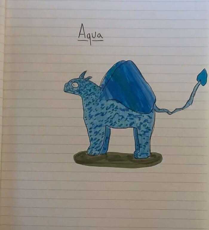 My First Time Drawing A Dragon!