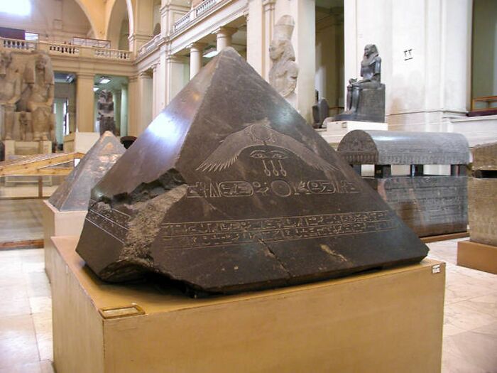 The Pyramidion Of The Black Pyramid Of Dashur (1820 BC)
