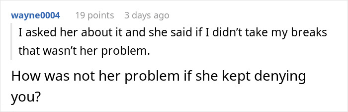 Cafeteria Worker Teaches Toxic Manager A Lesson By Maliciously Complying With Their Chaotic Break Schedule Cafeteria Worker Teaches Toxic Manager A Lesson By Maliciously Complying With Their Chaotic Break Schedule