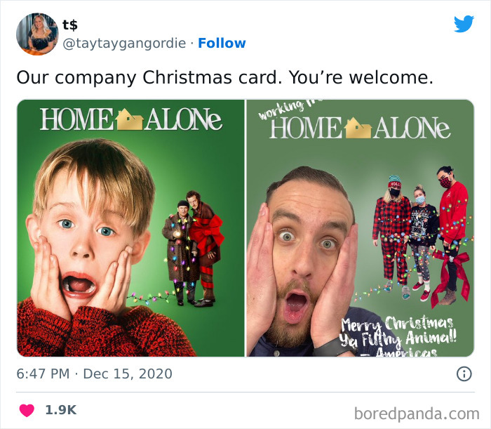 Christmas Card Inspired By "Home Alone"
