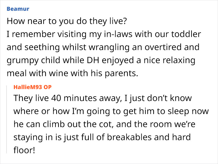 Mom Asks If She's Being Unreasonable For Thinking About 'Canceling Christmas' At Her In-Laws, So As To Not Disrupt Son's Daily Routine Mom Asks If She's Being Unreasonable For Thinking About 'Canceling Christmas' At Her In-Laws, So As To Not Disrupt Son's Daily Routine