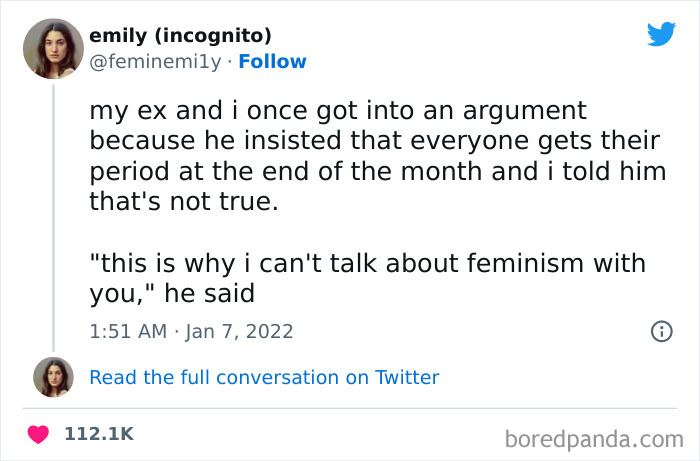 "This Is Why I Can't Talk About Feminism With You"