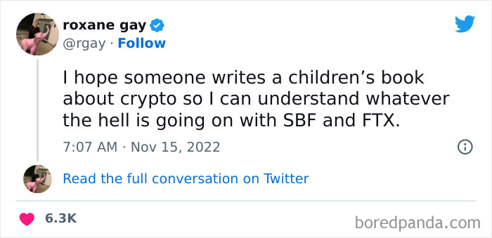 Tweet about children's book on crypto