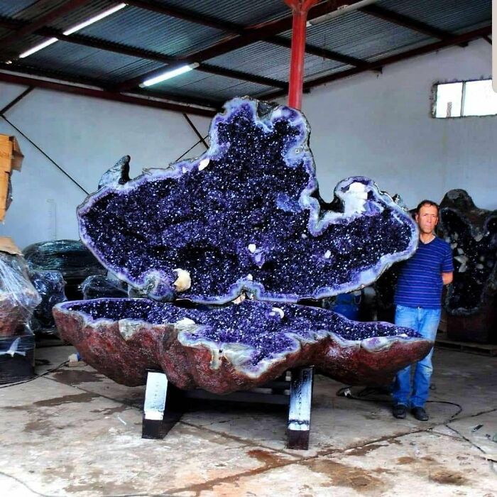 Rare Giant Amethyst Geode From Uruguay